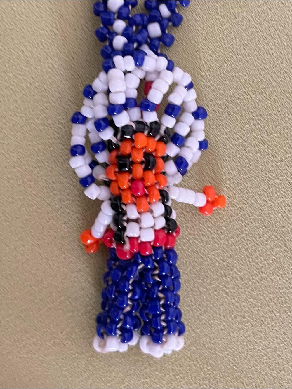 Vintage Native American Beaded Necklace